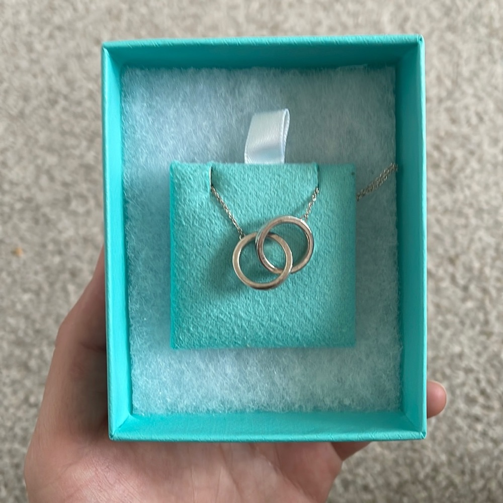 Tiffany & co. Interlocking Circles Pendant Necklace in Sterling Silver